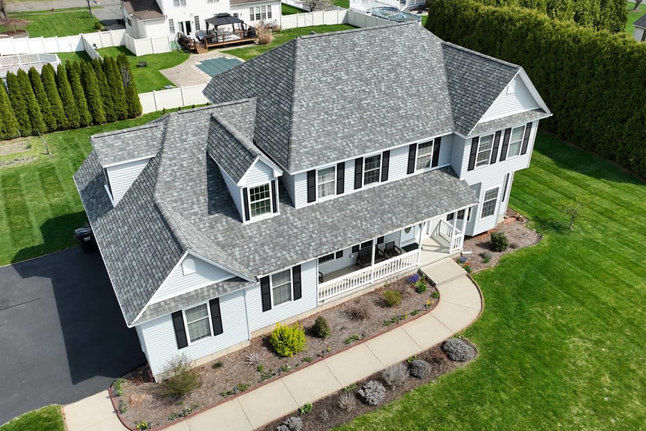 new asphalt shingles installed by Dave Miner Roofing